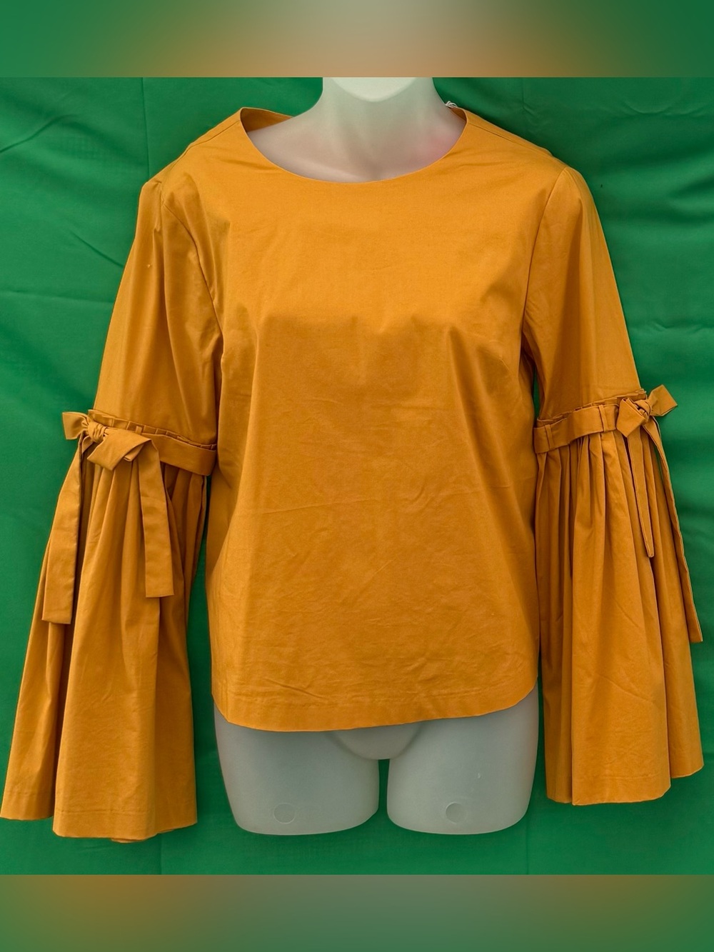 CATHERINE Catherine Malandrino Mustard Bell Sleeve Top Women’s S